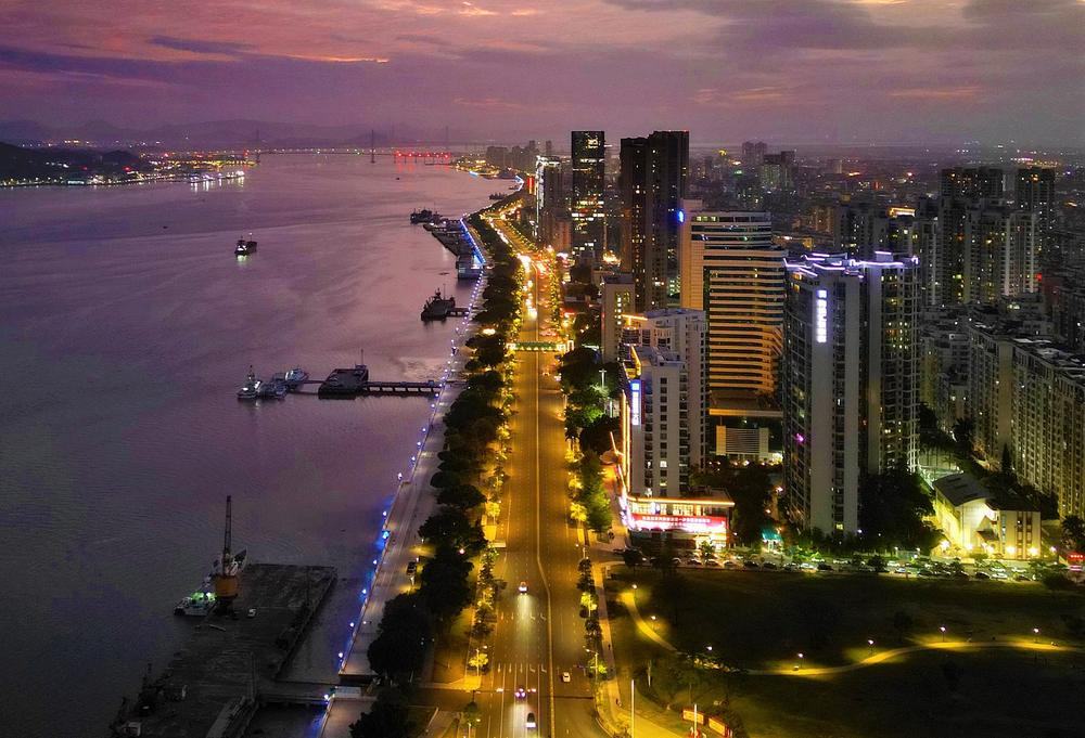汕头内海湾夜色